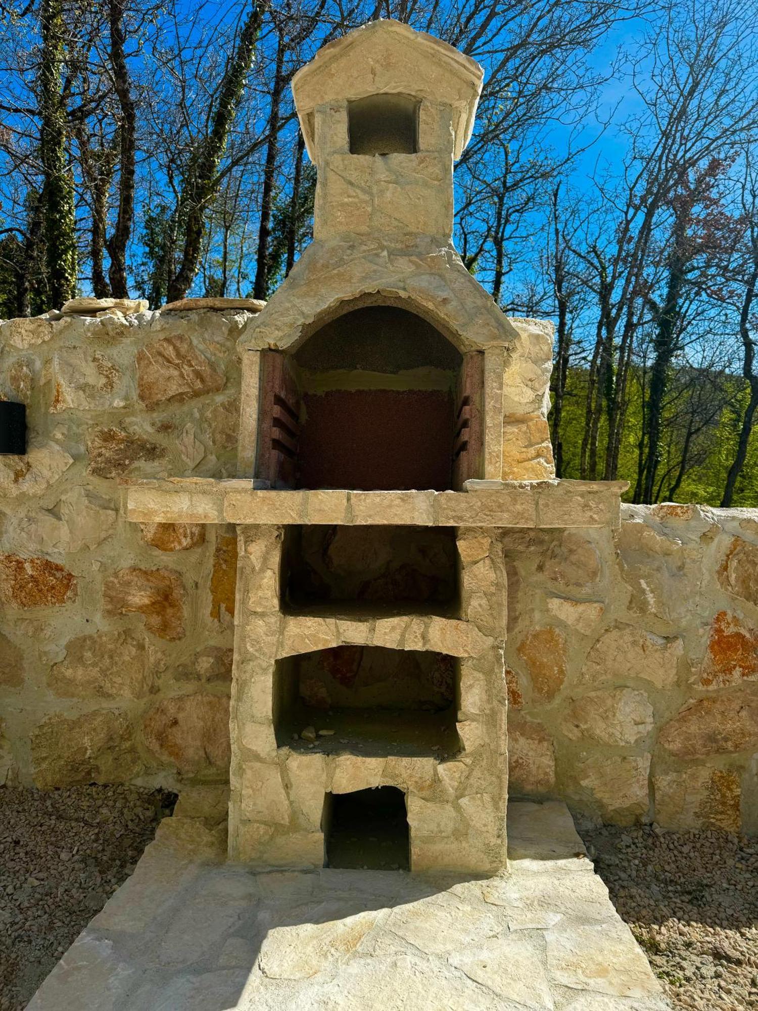 Luxury Villa Andrea Vrzika In Forest Near The Sea Zagvozd Екстериор снимка