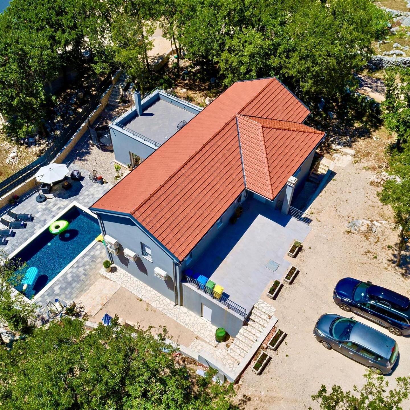 Luxury Villa Andrea Vrzika In Forest Near The Sea Zagvozd Екстериор снимка