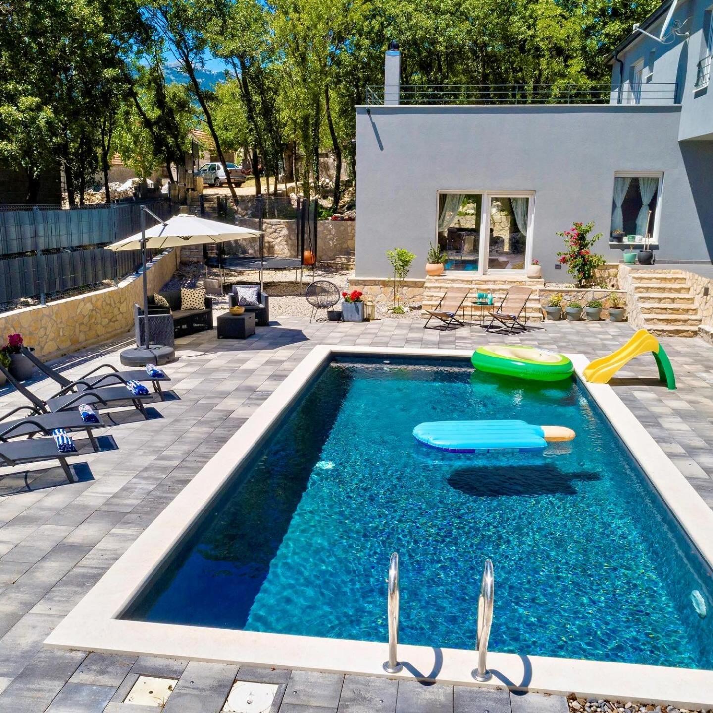 Luxury Villa Andrea Vrzika In Forest Near The Sea Zagvozd Екстериор снимка