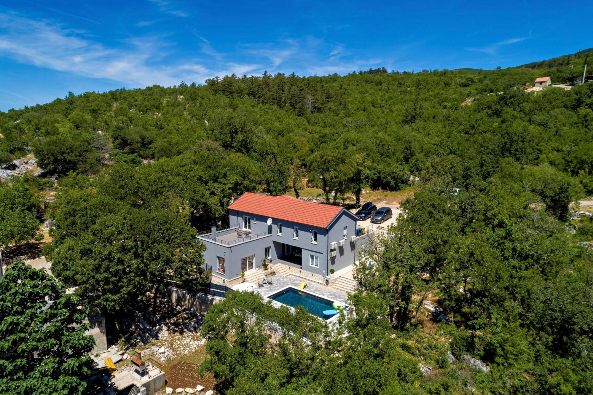 Luxury Villa Andrea Vrzika In Forest Near The Sea Zagvozd Екстериор снимка