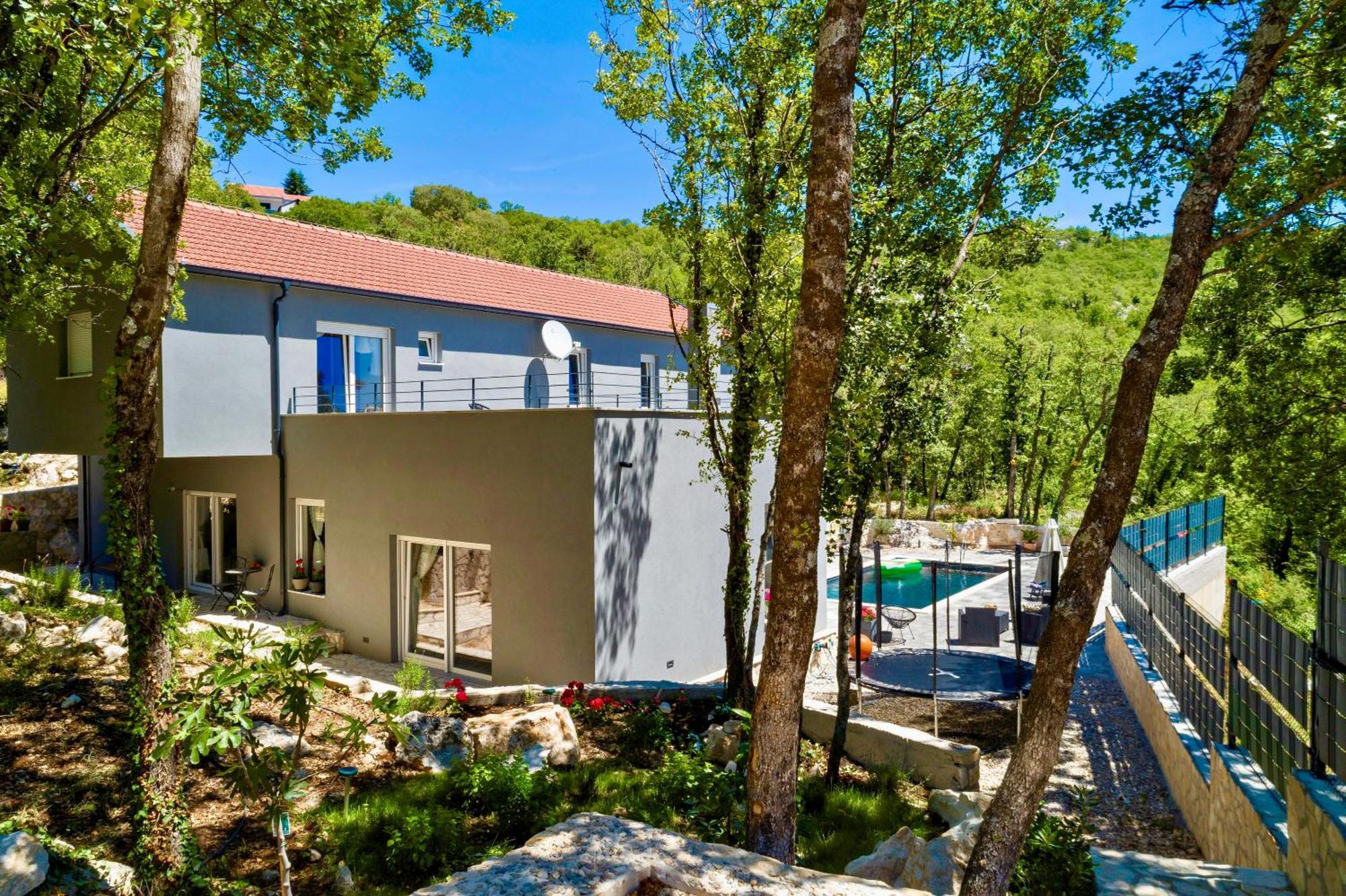 Luxury Villa Andrea Vrzika In Forest Near The Sea Zagvozd Екстериор снимка